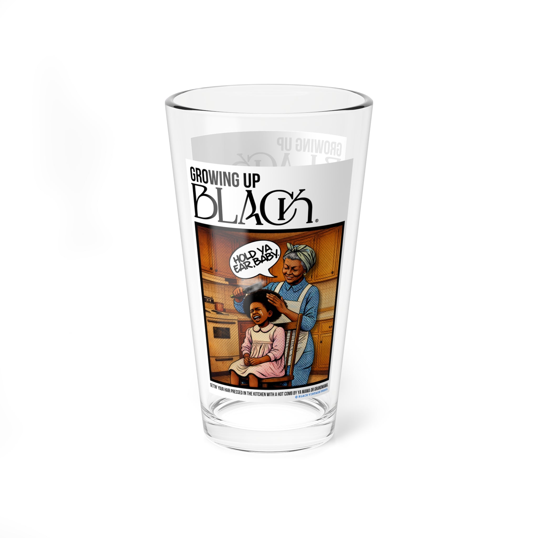 PRESSING COMB DRINKING GLASS