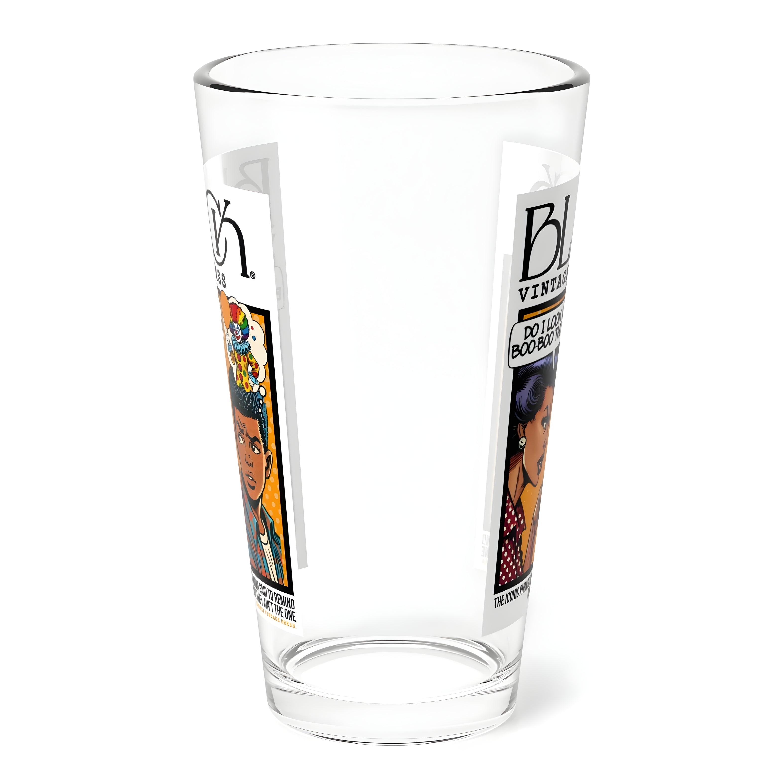 BOO-BOO THE FOOL DRINKING GLASS
