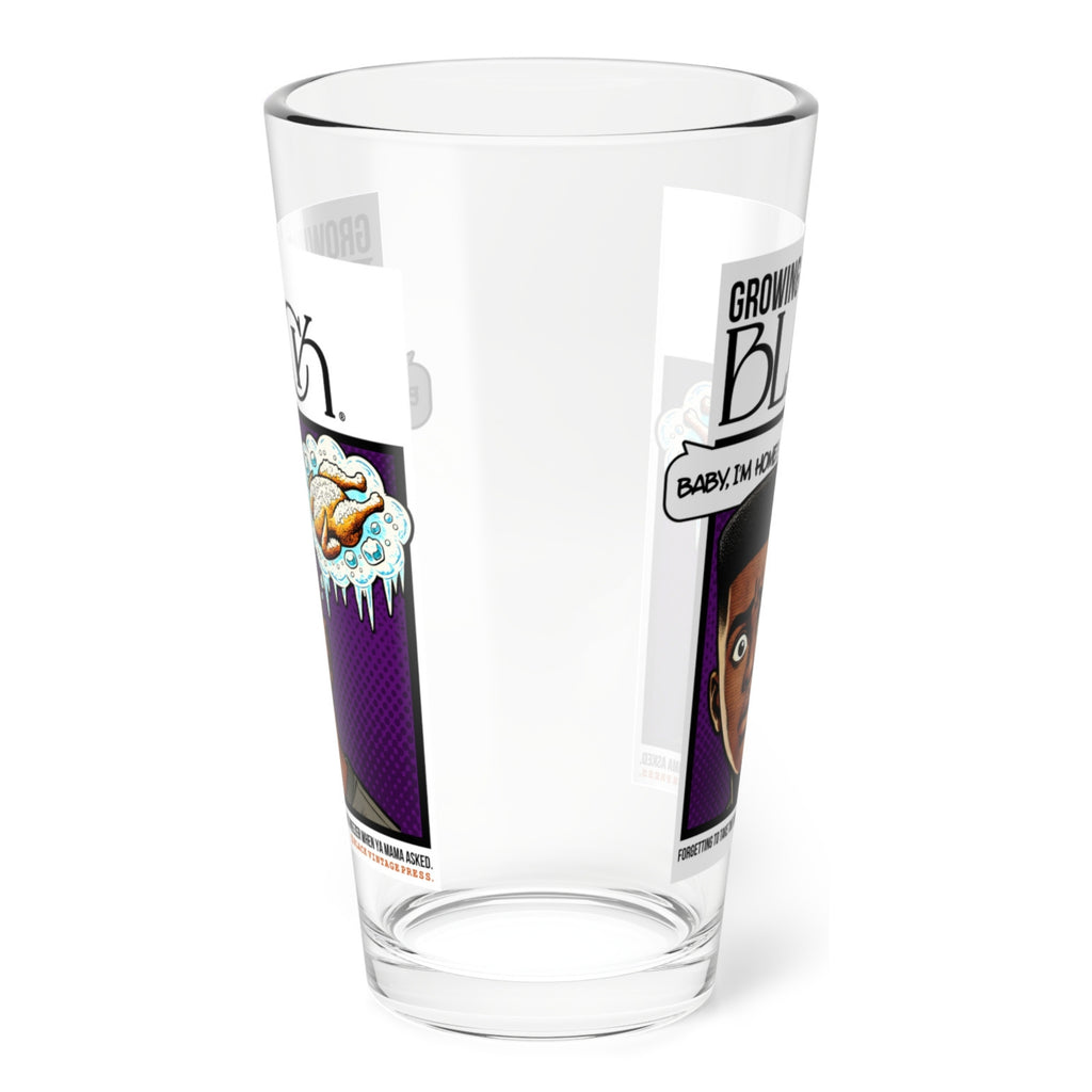 CHICKEN OUT THE FREEZER DRINKING GLASS